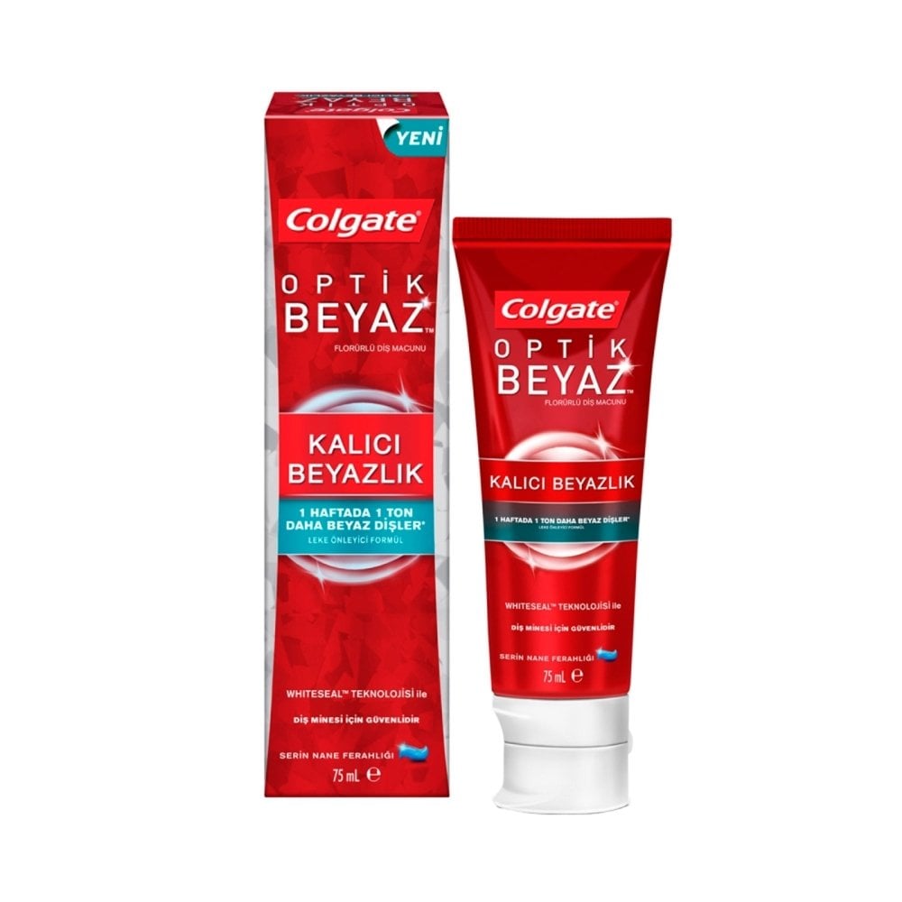 Colgate Optik Beyaz Kalıcı Beyazlık Diş Macunu 75ml