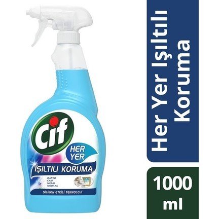 Cif Işıltılı Koruma Banyo,Mutfak,Metal,Mobilya 1000ml
