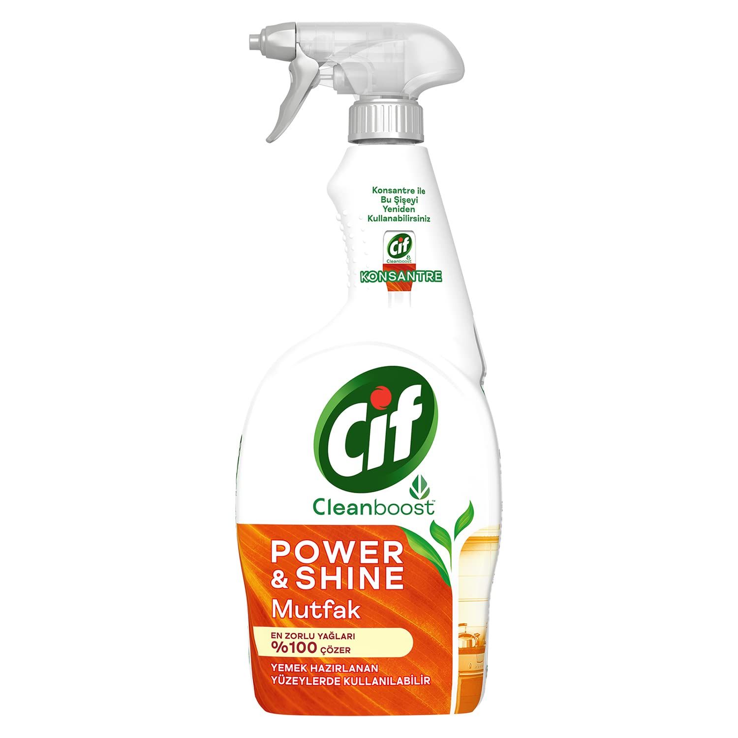 Cif Power Cleanboost Shine Mutfak 750ml