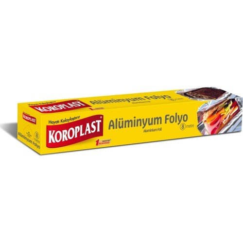 Koroplast Alüminyum Folyo 8mt