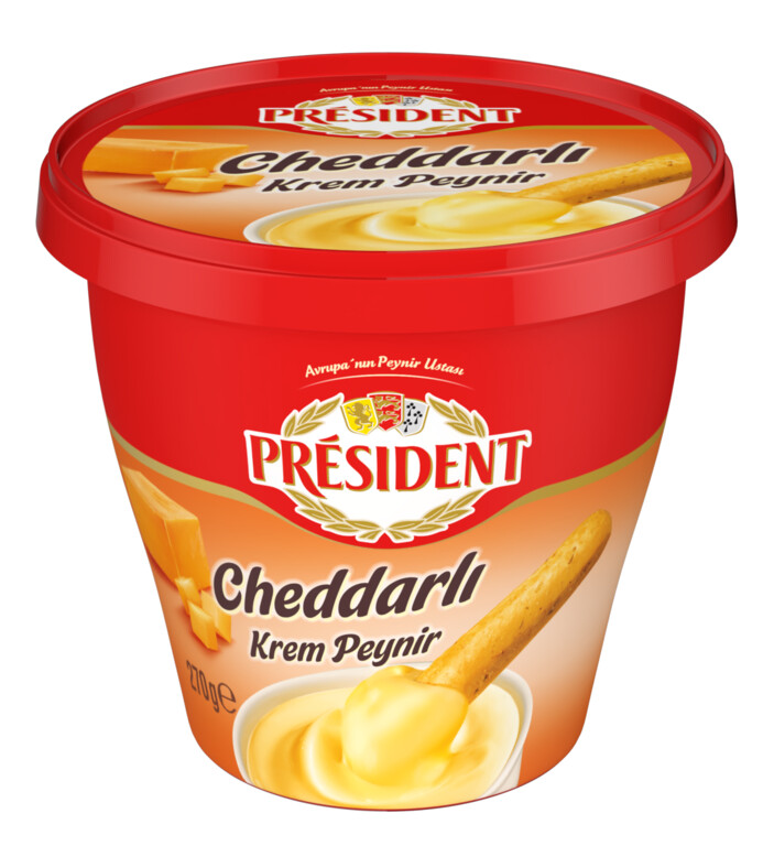 President Cheddarlı Krem Peynir 270gr