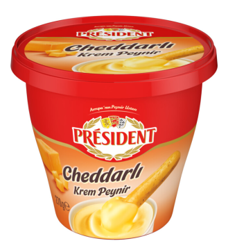 President Cheddarlı Krem Peynir 270gr