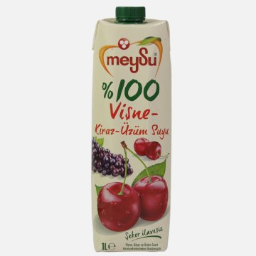Meysu %100 Vişne Kiraz Üzüm Suyu 1000ml