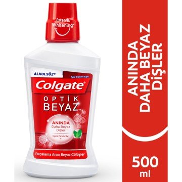 Colgate Optik Beyaz Ağız Bakım Suyu 500ml