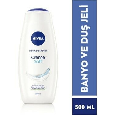Nivea Creme Soft Banyo Duş Jeli 500ml