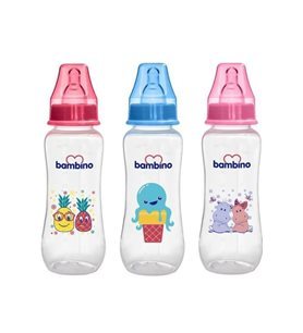 Bambino B026 Oval Kavramalı PP Biberon 250ml