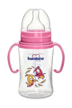 Bambino B818 PP Geniş Ağızlı Kulplu Biberon 250ml