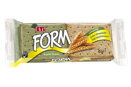 Eti Form Kepekli Bisküvi 45gr
