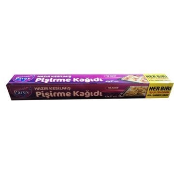 Parex Hazır Kesilmiş Pişirme Kağıdı 10 Adet