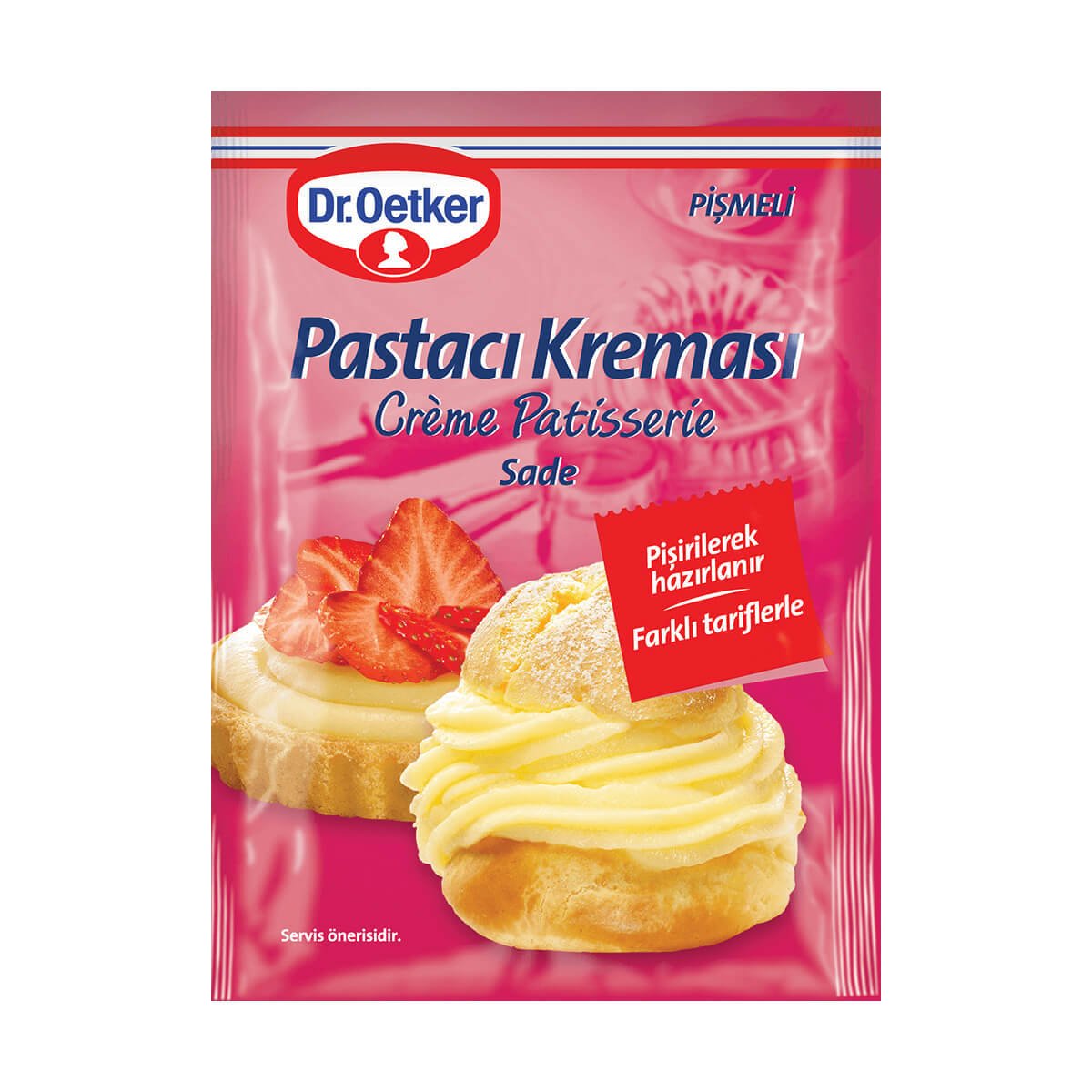 Dr. Oetker Pastacı Kreması Sade Pişmeli 156gr