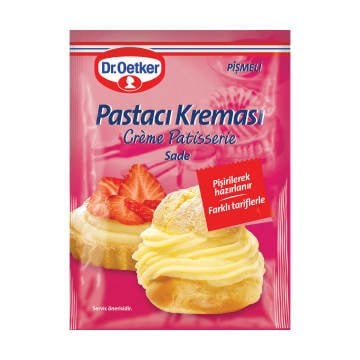 Dr. Oetker Pastacı Kreması Sade Pişmeli 156gr