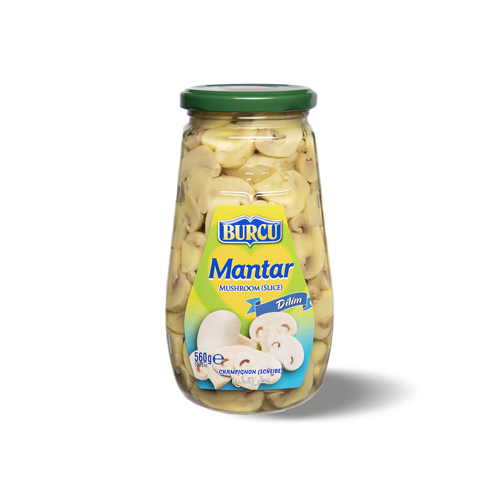 Burcu Dilimli Mantar Konserve 560gr