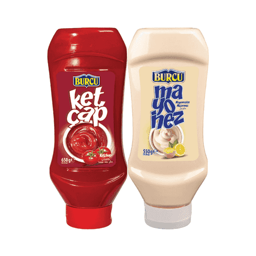 Burcu Ketçap 650gr + Mayonez 550gr