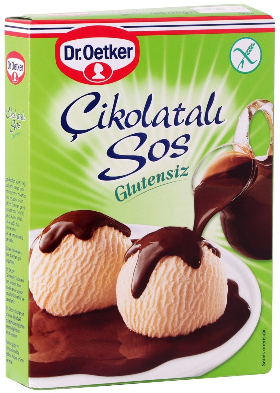 Dr.Oetker Çikolatalı Sos Glutensiz 128gr