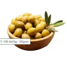 Kokteyl Yeşil Zeytin Kg