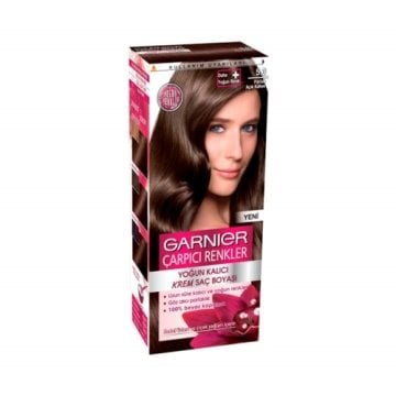 Garnier Çarpıcı Renkler Saç Boyası 5.0 Parlak Açık Kahve