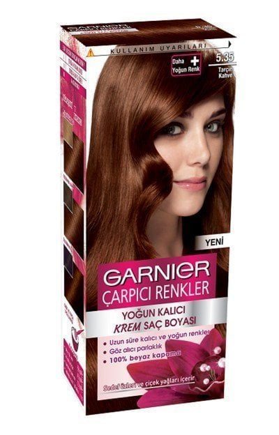 Garnier Çarpıcı Renkler Saç Boyası 5.35 Tarçın Kahve