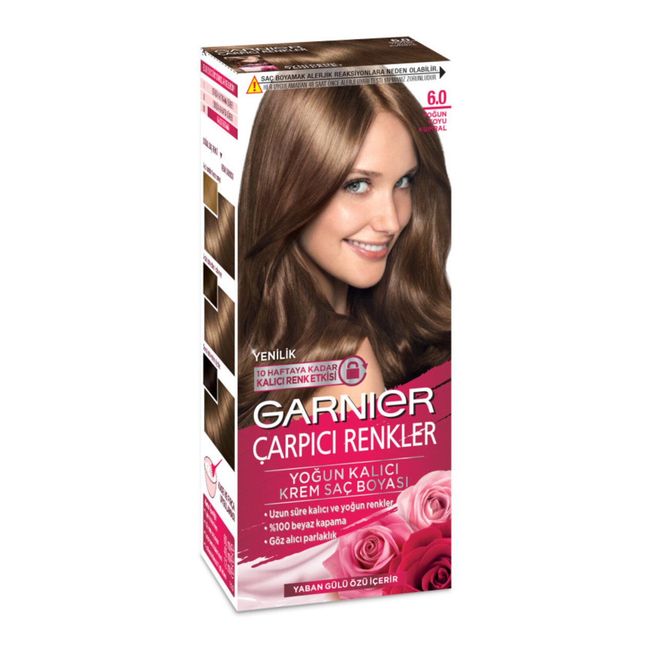 Garnier Çarpıcı Renkler Saç Boyası 6.0 Yoğun Koyu Kumral