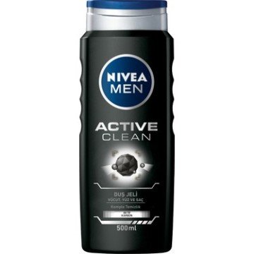 Nivea Men Şampuan ve Duş Jeli Active Clean 500ml