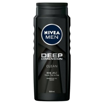 Nivea Men Şampuan ve Duş Jeli Deep Dimension 500ml