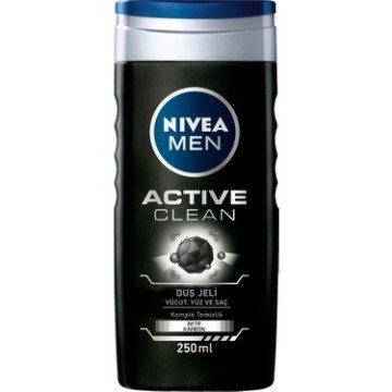 Nivea Men Şampuan ve Duş Jeli Active Clean 250ml
