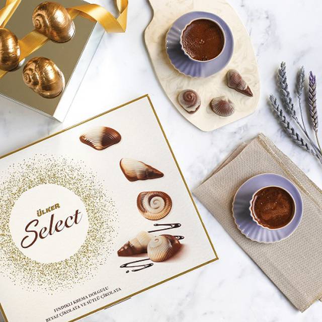 Ülker Select Fındıklı Krema Dolgulu Beyaz Çikolata ve Sütlü Çikolata 240gr