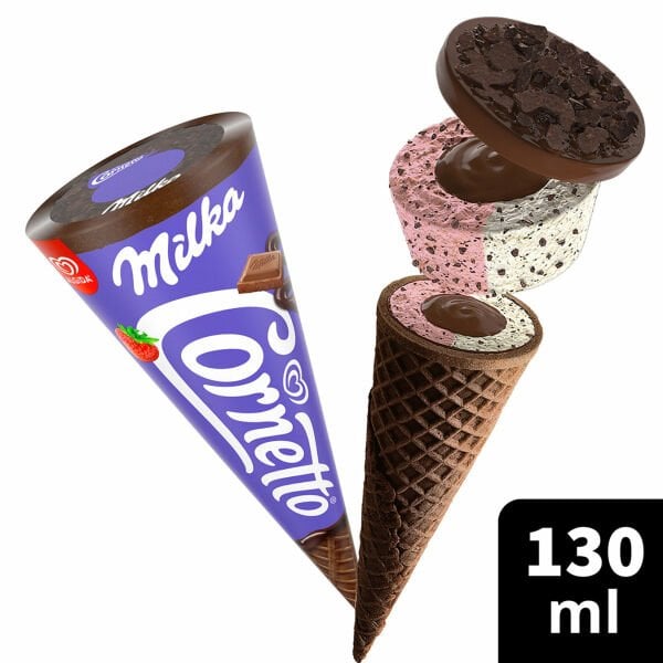 Algida Cornetto Milka Dondurma 130ml