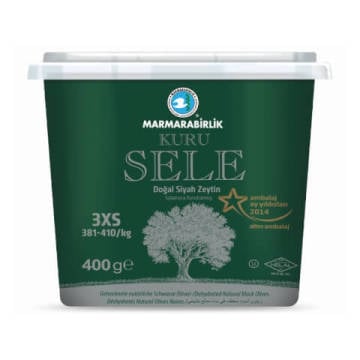 Marmarabirlik Kuru Sele Zeytin 3XS 400gr pet