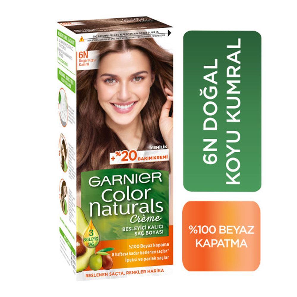 Garnier Color Naturals Saç Boyası 6N Doğal Koyu Kumral