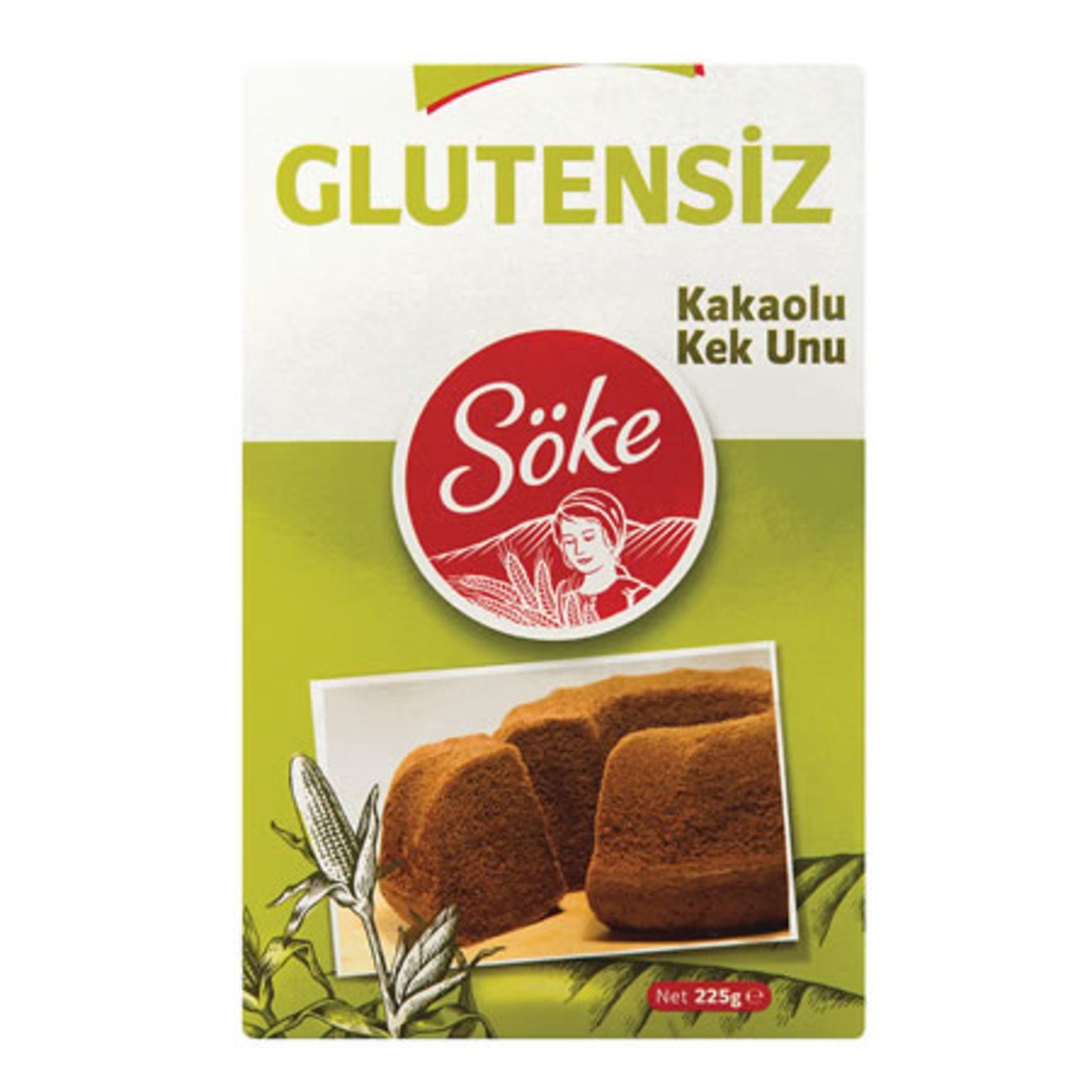 Söke Glutensiz Kakaolu Kek Unu 225gr