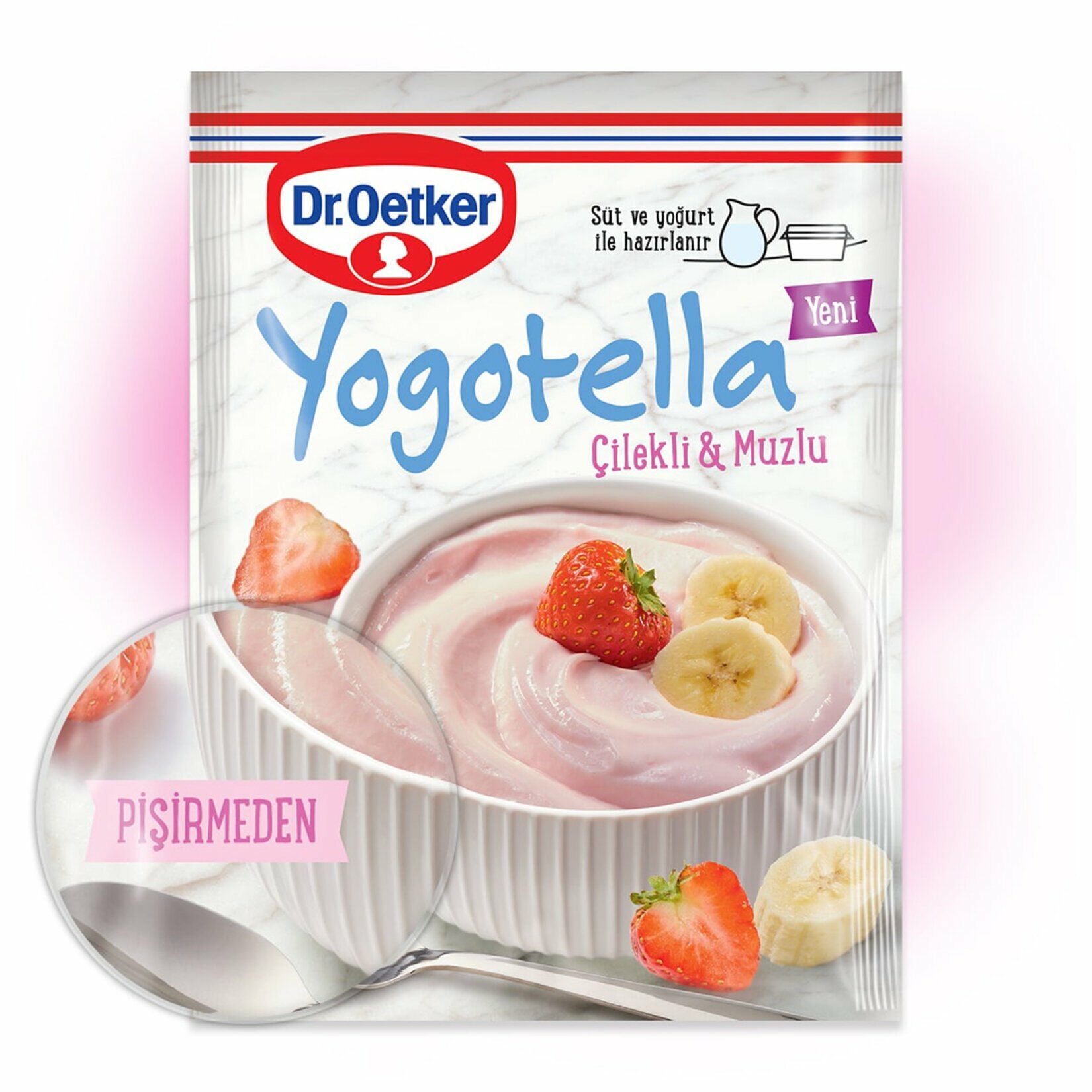 Dr. Oetker Yogotella Çilekli & Muzlu 68gr