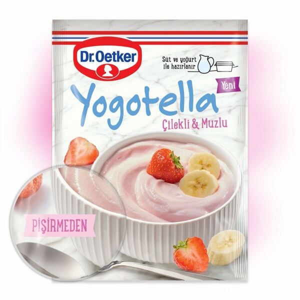 Dr. Oetker Yogotella Çilekli & Muzlu 68gr