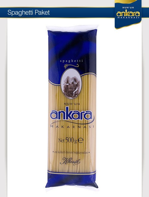 Nuh'un Ankara Spaghetti Makarna 500gr