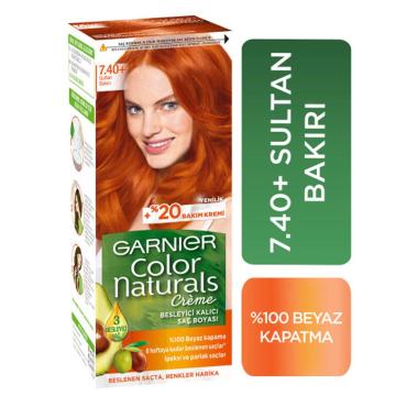 Garnier Color Naturals Saç Boyası 7.40+ Sultan Bakırı