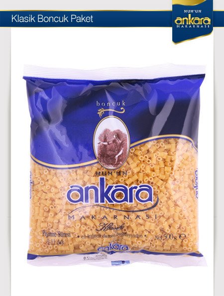 Nuh'un Ankara Boncuk Makarna 500gr