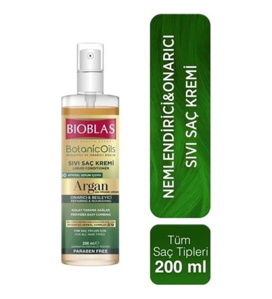 Bioblas Botanic Oils Argan Yağlı Sıvı Saç Kremi 200ml