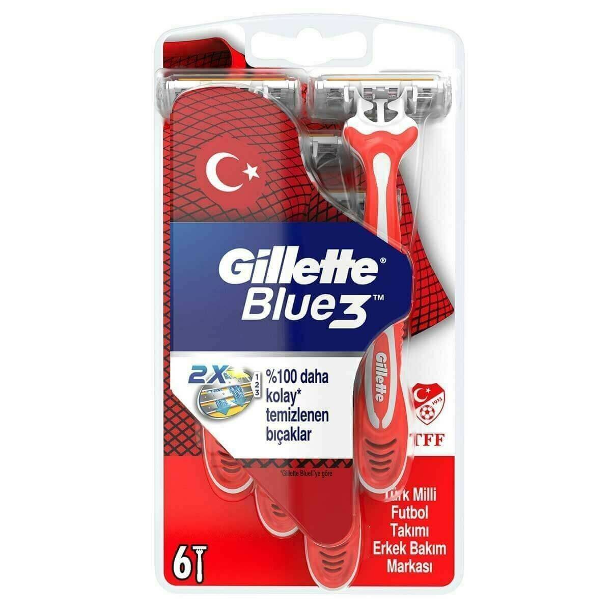 Gillette Blue3 Kartela 6lı
