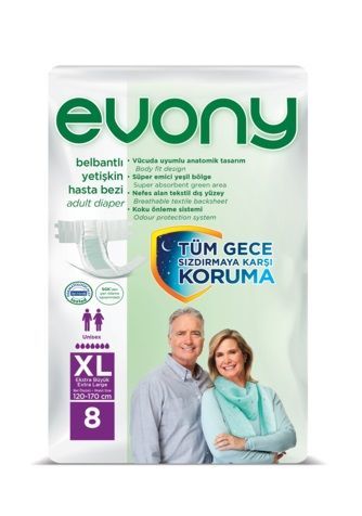 Evony Hasta Bezi Ekstra Büyük Boy 8'li