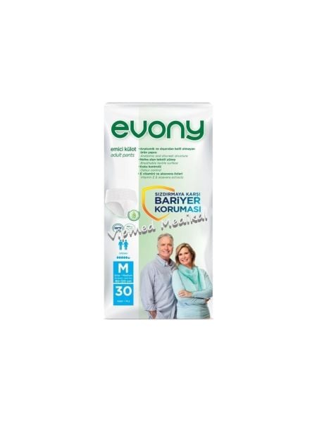 Evony Külotlu Hasta Bezi Orta Boy 30'lu