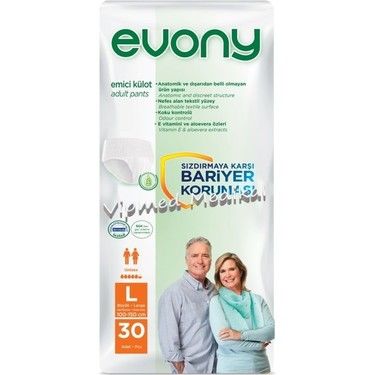Evony Külotlu Hasta Bezi Large Boy 30'lu