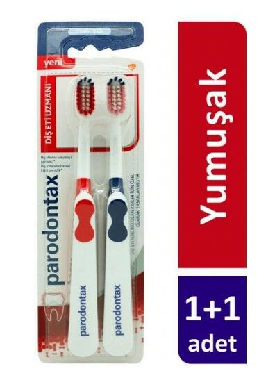 Paradontax Diş Eti Uzmanı Diş Fırçası 1+1 Yumuşak