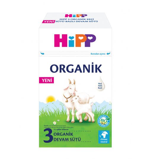 HiPP 3 Organik Keçi Sütü Bazlı Devam Sütü 400gr