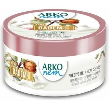Arko Nem Prebiyotik Krem Serisi Badem Sütlü 250ml