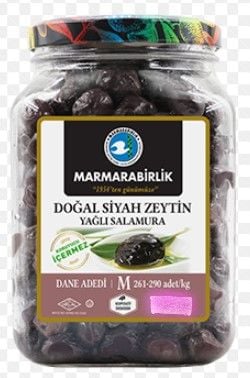 Marmarabirlik Siyah Zeytin Yağlı Salamura M 950gr pet