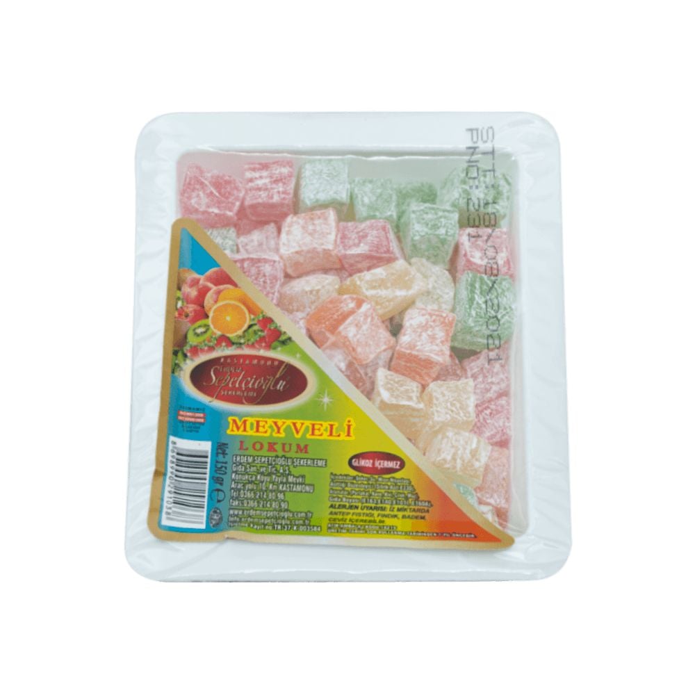 Sepetçioğlu Meyve Aromalı Lokum 150gr