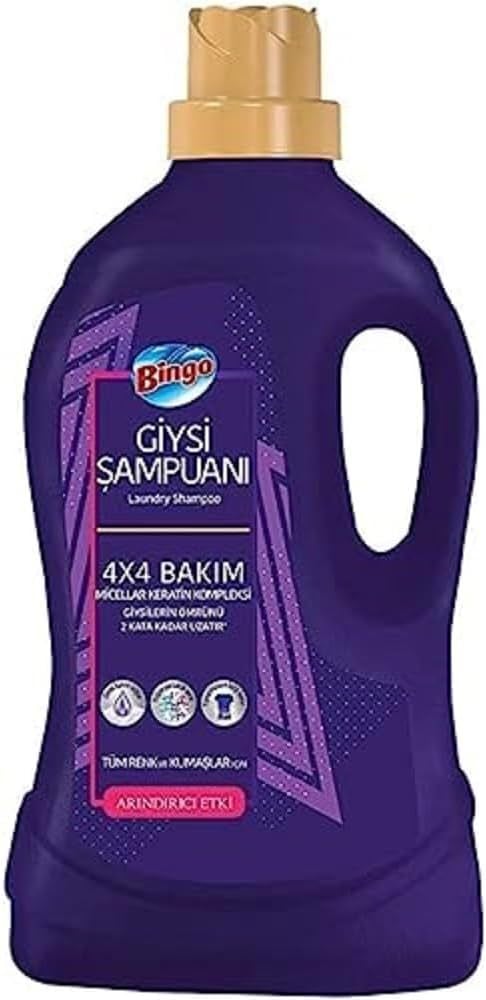 Bingo Giysi Şampuanı Arındırıcı Etki 3000ml