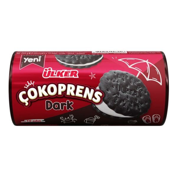 Ülker Çokoprens Dark 10lu 234gr