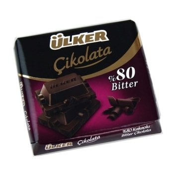 Ülker Kare %80 Bitter Çikolata 60gr