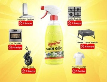 Asperox Sarı Güç 1000ml sprey