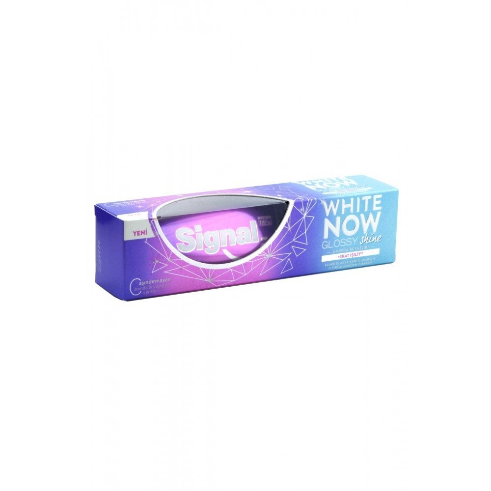 Signal White Now Glossy Shine 3 Kat Işıltı Diş Macunu 75ml